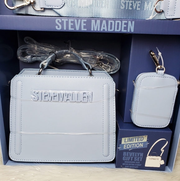 STEVE MADDEN blue glaze bevelyn limited edition gift set - Picture 2 of 5